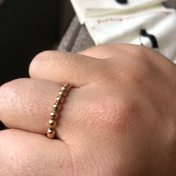 NWT Alexa Leigh Ball Ring, Rose Gold - Picture 6 of 7